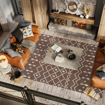 Nokat Tribal Bohemian Indoor/outdoor Area Rug